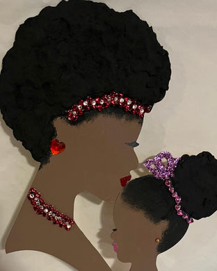 MOTHER and Daughter -Wall Art