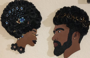 Man And Lady Wall Decoration