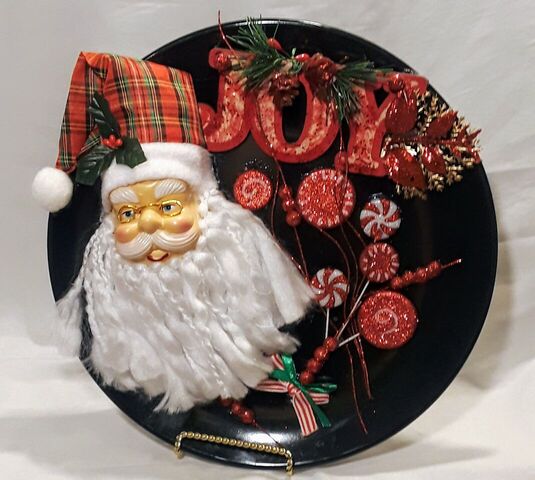 CHRISTMAS JOYFUL CHRISTMAS- Decorative X-Mas Plate