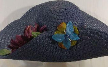 BETHANY- Blue Butterfly Dress Hat