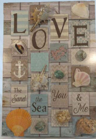 OCEAN & LOVE- Shell and anchor set