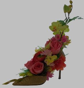 GOLDEN SHOE- Flower Arragement