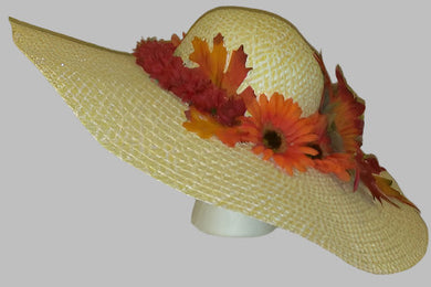 AUTUMN-  Leaves Sun Hat