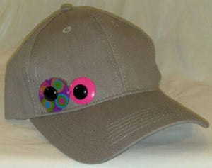 BERTTIE-  Light Gray multi colored button Baseball Cap