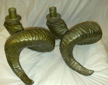 RAM HORNS- Candle Holders