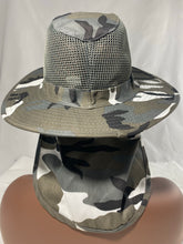MULTI GRAY - Camo safari hat