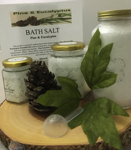PINE & EUCALYPTUS- Small Jar Bath Salt