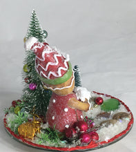 CHRISTMAS GINGERBREAD-LADY- w/Christmas Tree
