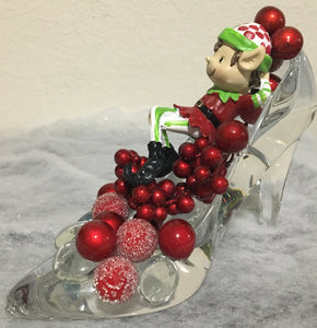 CHRISTMAS ELF DAY-  Shoe w/Ornament