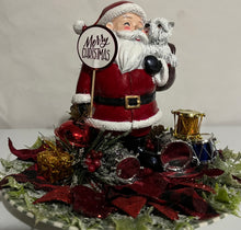 CHRISTMAS- Tiny Santa w/ dog
