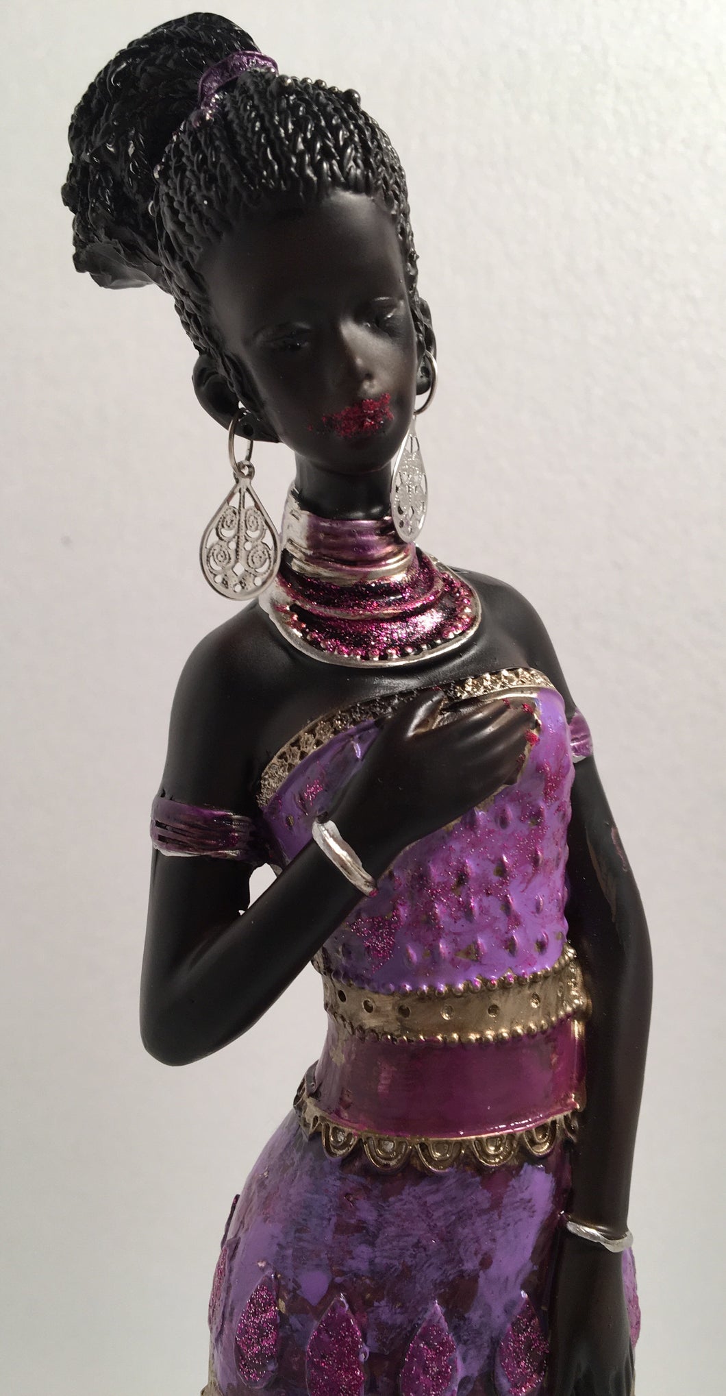 MONICA- Afrian Lady In Purple