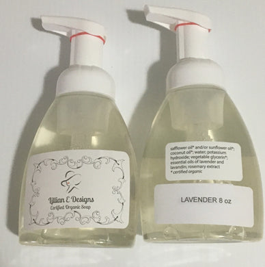 LAVENDER - 8oz Foaming Liquid Soap
