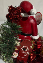 CHRISTMAS- Tiny Santa w/ dog