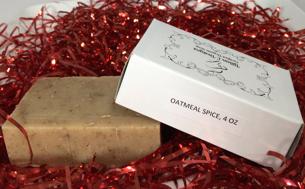 OATMEAL SPICE - Organic Bar Soap