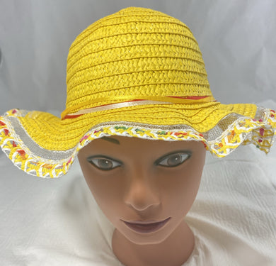 JADA-  Yellow Girls Hat