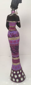 MONICA- Afrian Lady In Purple