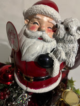 CHRISTMAS- Tiny Santa w/ dog