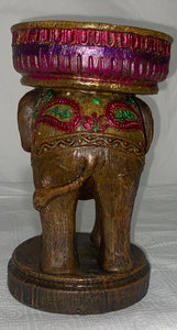VALENTINES ELEPHANT - Candle Holder Statue