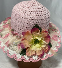 NORRIE-   Pink w/Flower Little Girls Hat
