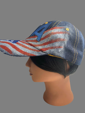 AMERICA- Flag Baseball Cap