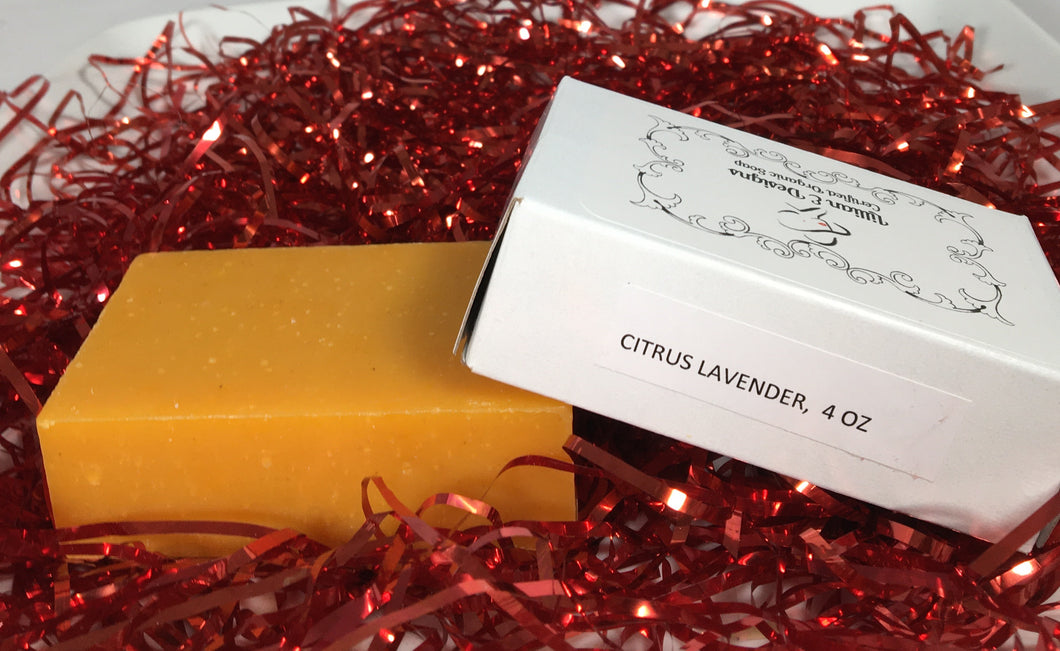 CITRUS LAVENDER- Organic Bar Soap